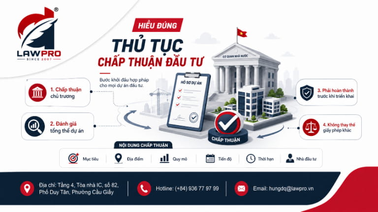 Thủ tục chấp thuận đầu tư